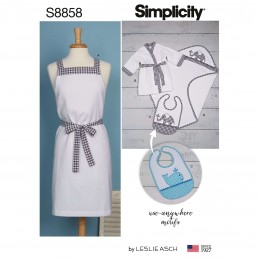 Simplicity Sewing Pattern 8858 Baby Family Bath Time Accessories
