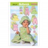 Butterick Sewing Pattern 5624 Toddler Summer Outfits Dress Babygrow Trousers LRG
