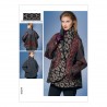 Vogue Sewing Pattern V1277 Women's Loose Fit Reversible Wrap Jacket