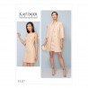 Vogue Sewing Pattern V1537 Women's Princess Seam Jacket and V Back Dress