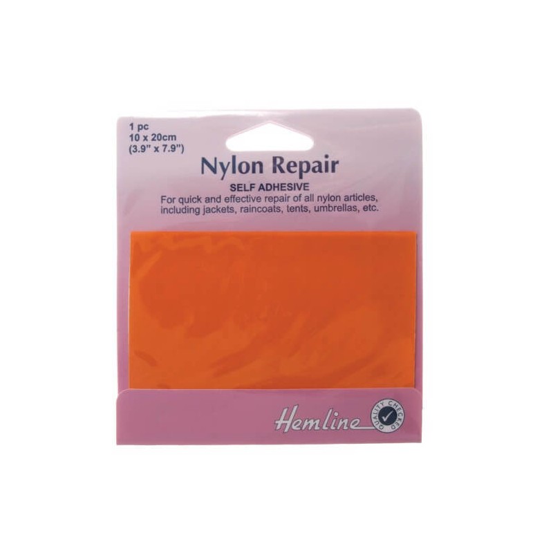 Hemline Nylon Repair Patch Self-Adhesive 10x20cm