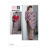 Vogue Sewing Pattern V1575 Women's Dolman Sleeve Dress and Top Overlay