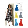 Vogue Sewing Pattern V9103 Women's Summer Floaty Lined Dress