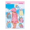 Butterick Sewing Pattern 5625 Babies Romper Jumper Pants & Hat LRG L-XL