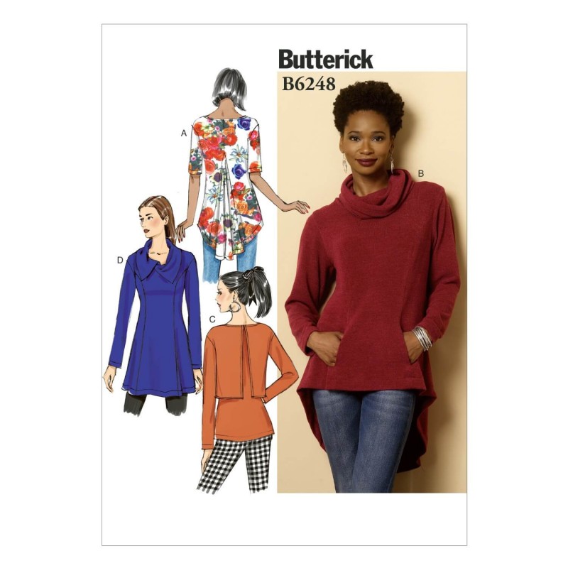 Butterick Sewing Pattern 6248 Misses' Pullover Tunic