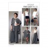 Vogue Sewing Pattern V9191 Women's Ponchos Top Shorts And Wide Leg Wrap Pants