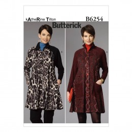 Butterick Sewing Pattern 6254 Misses' Outdoor Coat Dress