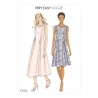 Vogue Sewing Pattern V9236 Women's Released-Pleat Fit And Flare Dresses