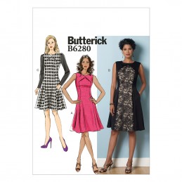 Butterick Sewing Pattern 6280 Misses' Petite Short Dress