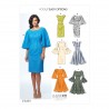 Vogue Sewing Pattern V9239 Women's Princess Seam Dresses With Sleeve & Skirt