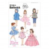 Butterick Sewing Pattern 5864 18" Doll Clothes Dress Hoodie Trousers