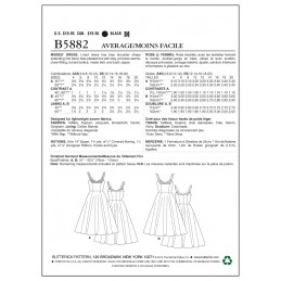 Butterick Sewing Pattern 5880 Misses' Petite Dress & Belt
