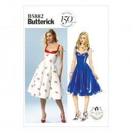 Butterick Sewing Pattern 5880 Misses' Petite Dress & Belt
