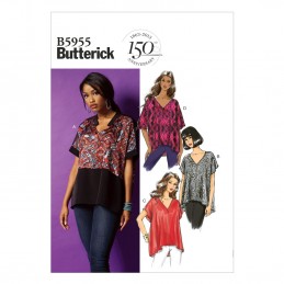 Butterick Sewing Pattern 5955 Misses' Loose Fitting Top