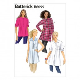 Butterick Sewing Pattern 6099 Misses' Loose Fitting Tunic