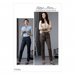 Vogue Sewing Pattern V9304 Women's Drawstring Trousers