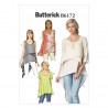 Butterick Sewing Pattern 6172 Misses' Loose Fitting Top & Tunic A5 6-14