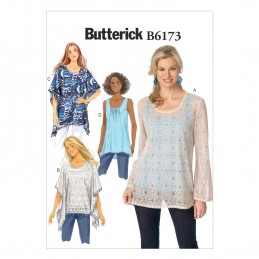 Butterick Sewing Pattern 6173 Misses' Pullover Top & Tunic