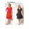 Butterick Sewing Pattern 6222 Misses' Asymmetrical Dress