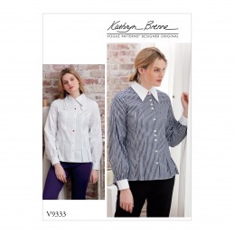 Vogue Sewing Pattern V9333 Women's Shirt Buttoned Back