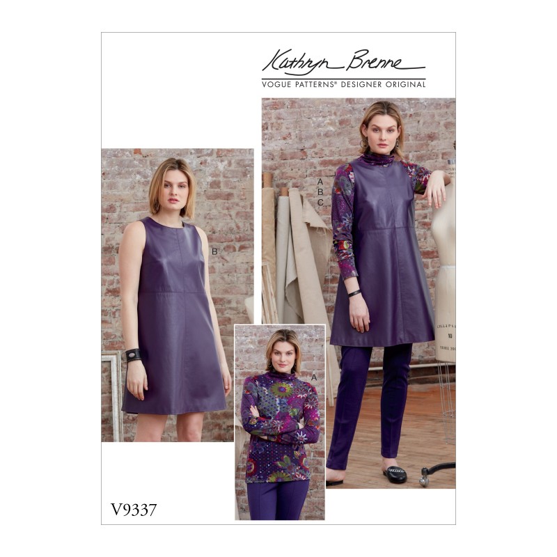 Vogue Sewing Pattern V9337 Women's Top Tunic And Trousers