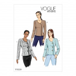 Vogue Sewing Pattern V9339 Women's Fitted Jacket