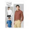 Vogue Sewing Pattern V8759 Men's Smart Casual Button Down Shirt