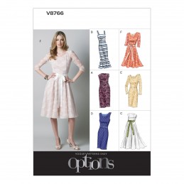 Vogue Sewing Pattern V8766 Women's Petite Dress