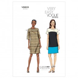 Vogue Sewing Pattern V8805 Women's Shift Dress