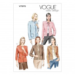 Vogue Sewing Pattern V7975 Women's Jackets Blazers with Variations