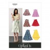 Vogue Sewing Pattern V8882 Women's Flared Skirt