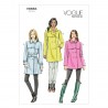 Vogue Sewing Pattern V8884 Women's Coat And Belt