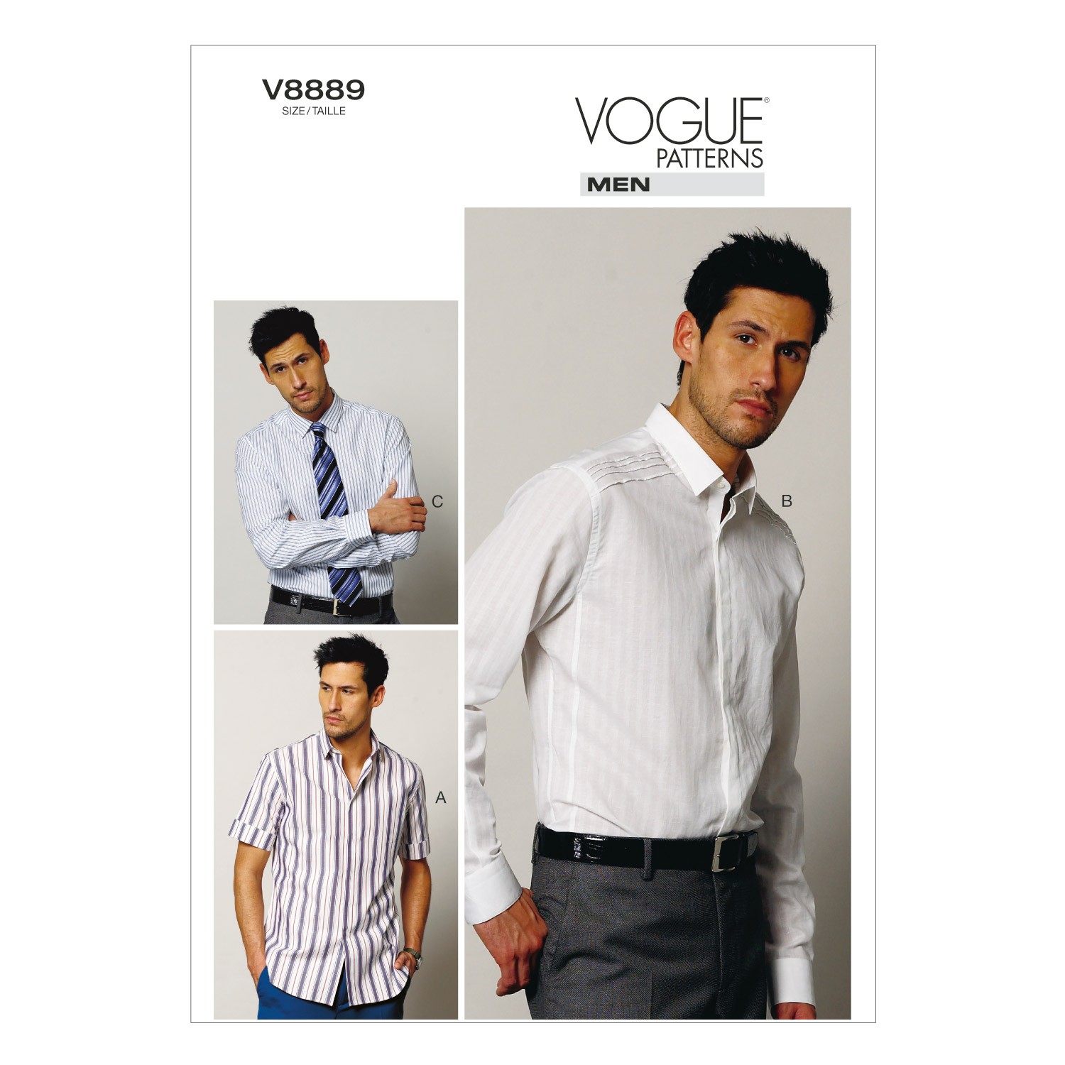 Vogue Sewing Pattern V8889 Men's Shirt