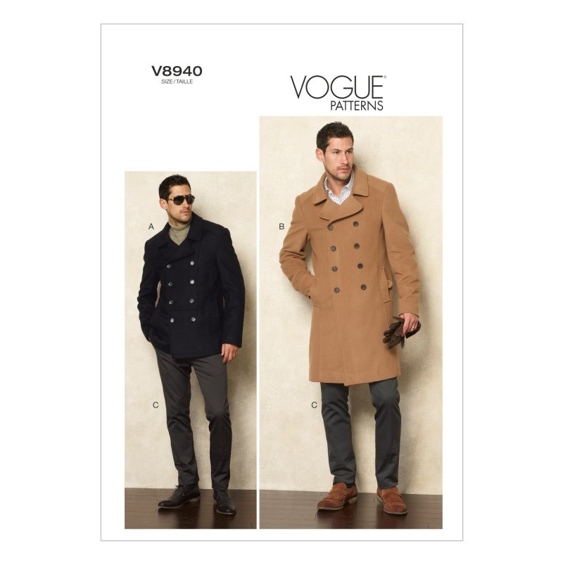 Vogue Sewing Pattern V8940 Men's Jacket And Trousers