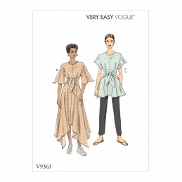 Vogue Sewing Pattern V9363 Women's Tunics Dresses and Trousers