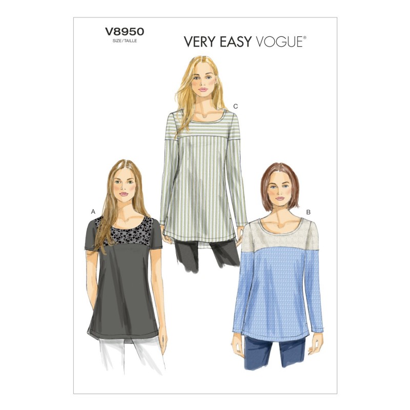Vogue Sewing Pattern V8950 Women's Tunic