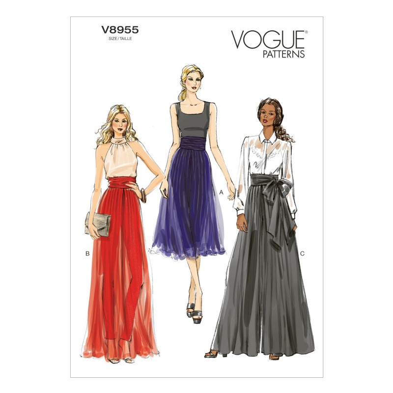 Vogue Sewing Pattern V8955 Women's Trousers
