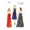 Vogue Sewing Pattern V8955 Women's Loose-Fitting  Wide-Legged Trousers