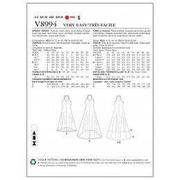 Vogue Sewing Pattern V8994 Women's Summer Dress