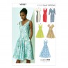 Vogue Sewing Pattern V8997 Misses' Dress Form Fitting Bodice Raised Waist