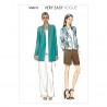 Vogue Sewing Pattern V9011 Women's Jacket Shorts & Trousers