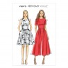 Vogue Sewing Pattern V9075 Women's Petite Dress And Jumpsuit