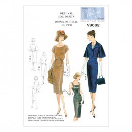 Vogue Sewing Pattern V9082 Women's Vintage Jacket Top And Dress