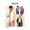 Butterick Sewing Pattern 6527 Misses' Cascade-Collar Knit Jacket