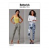 Butterick Sewing Pattern 6565 Misses' Close Fitting Pull-On Trousers (Dis)
