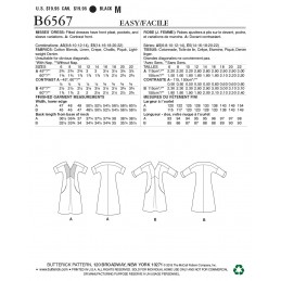 Butterick Sewing Pattern 6566 Misses' / Misses Petite Dress, Rhomper or Playsuit