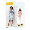 Butterick Sewing Pattern 6567 Misses' Fitted Dress With Front Pleat