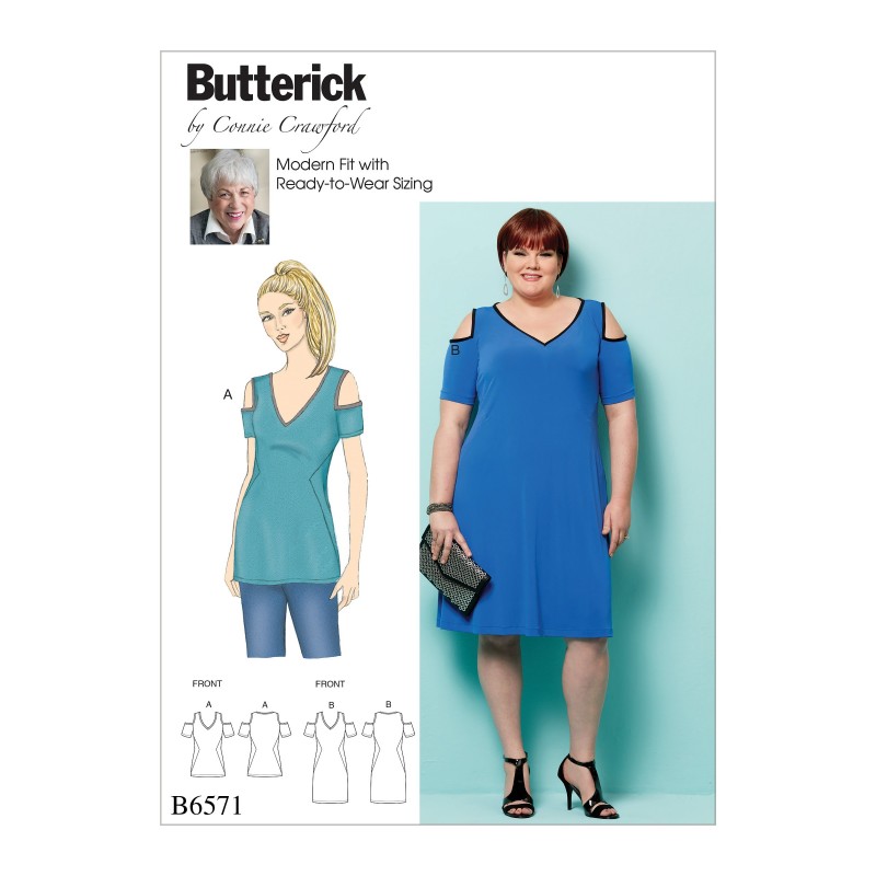 Butterick Sewing Pattern 6570 Misses' Fitted Jacket and Vest with Frilly Collar