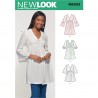 New Look Sewing Pattern 6603 Women's Mini Dress Tunic Button Closure Fitted Top