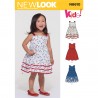 New Look Toddlers' Flowing Sundress Shirred at Back of the Bodice 6610